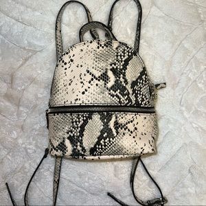 Steve Madden Snake Skin Backpack